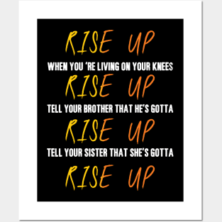 RISE UP My Shot Lyrics Posters and Art